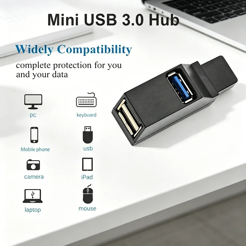 Laptop Accessories Hub - USB 3.0 2.0 Hub Splitter 3