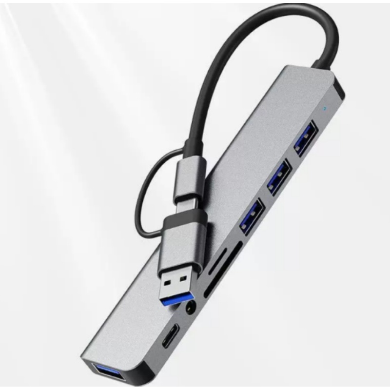 Laptop Accessories Hub - Hub Dock Pembaca Kartu Notebook Multifungsi