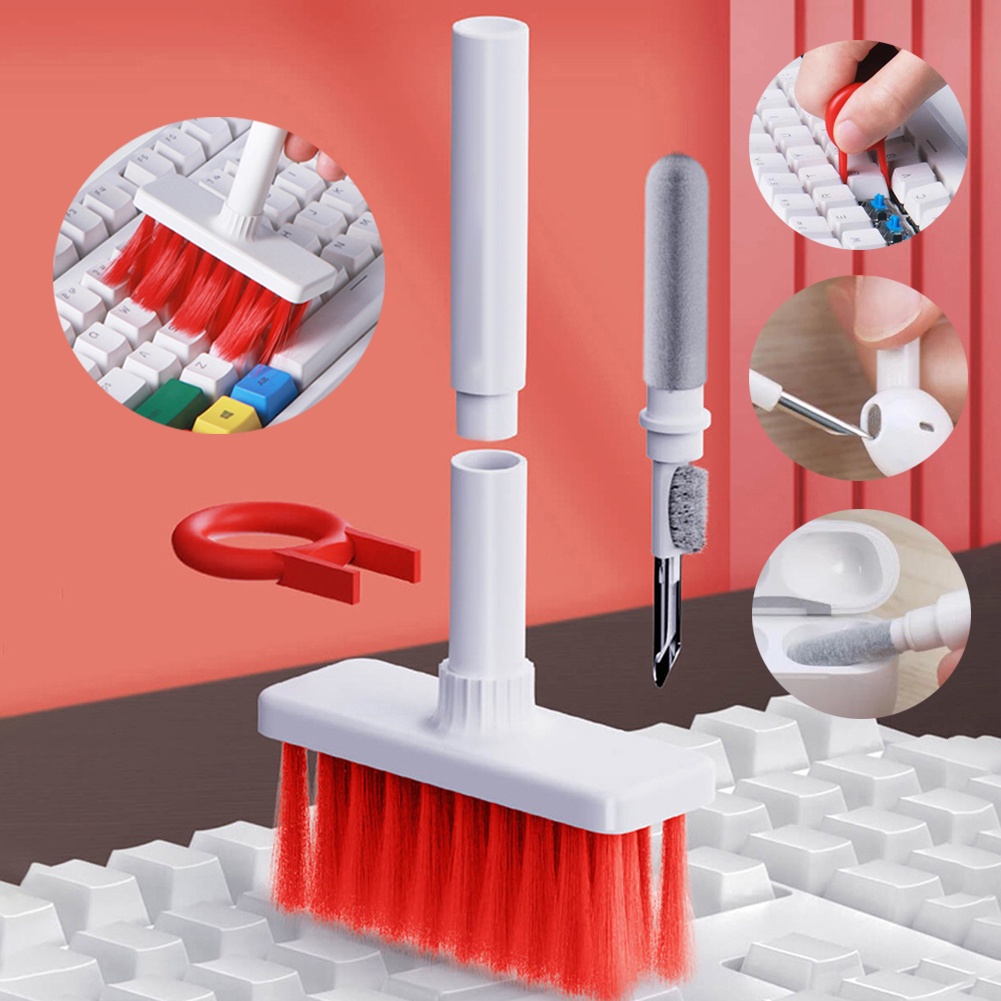 Laptop Accessories All In One - Kit Sikat Pembersih 3-in-1 untuk Keyboard