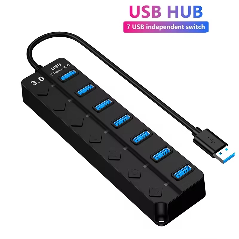 Laptop Accessories Hub - Adaptor Daya USB 3.0 4/7 Port