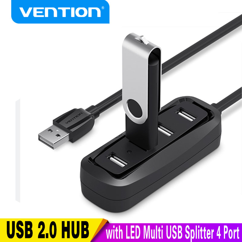 Laptop Electronics Accessories - Vention USB 2.0 HUB 4 Port,
