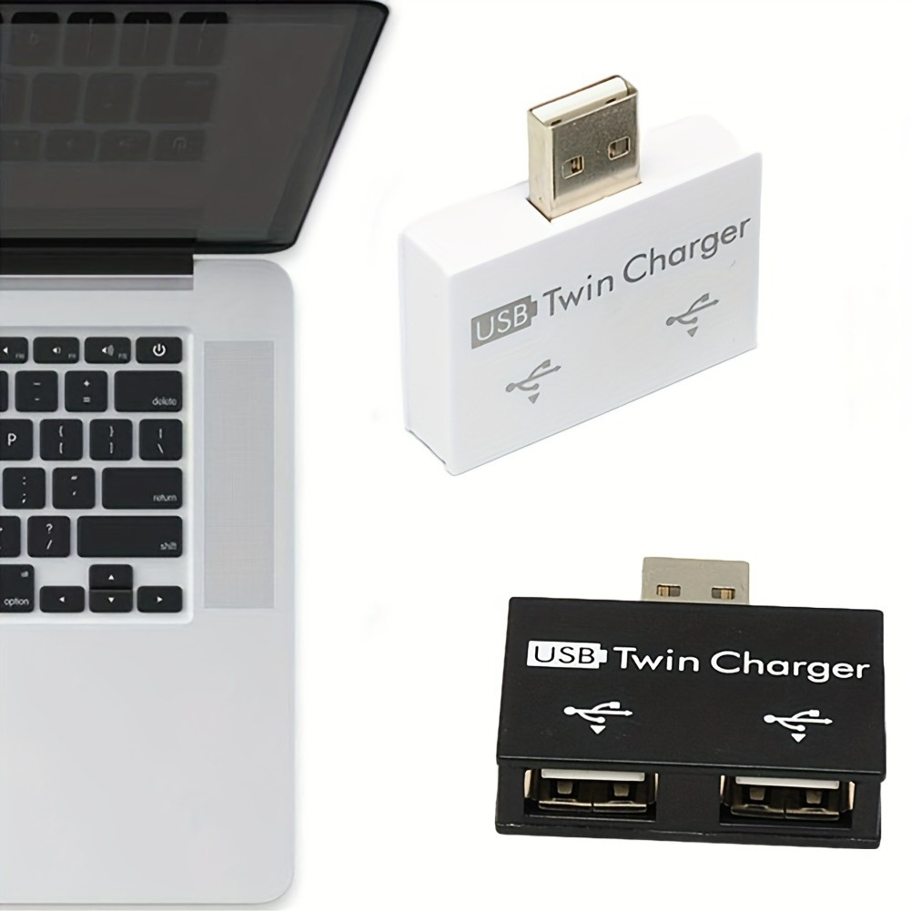Laptop Accessories Hub - Hub Pemisah USB Mini 2.0 1In2