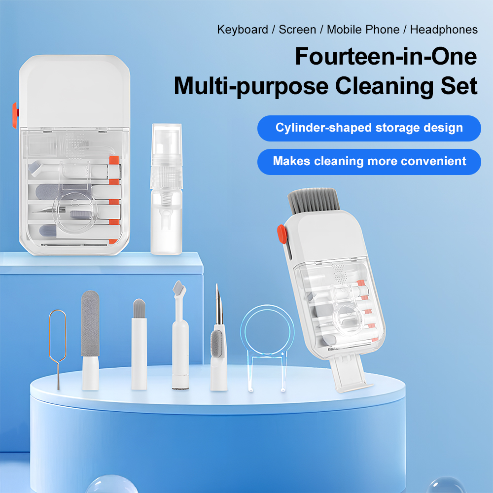 Laptop Accessories All In One - Kit Pembersih Perangkat Digital 14-in-1, Set