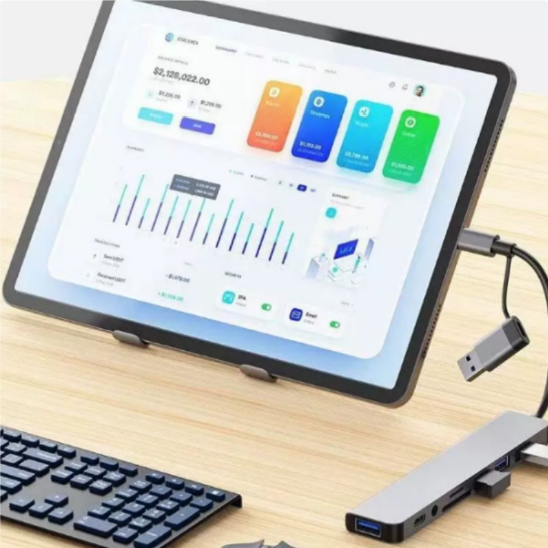 Hub Dock Pembaca Kartu Noteboo - Laptop Accessories Hub ulasan dan harga