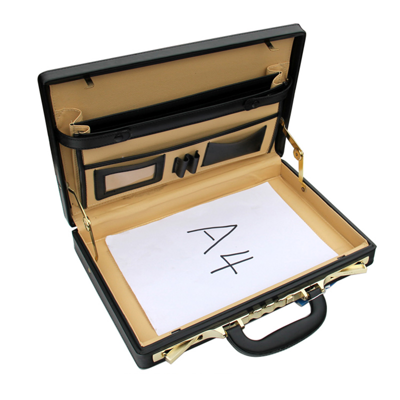 Luxury PU Kulit Rolling Luggag - Laptop Accessories Travel Case ulasan dan harga