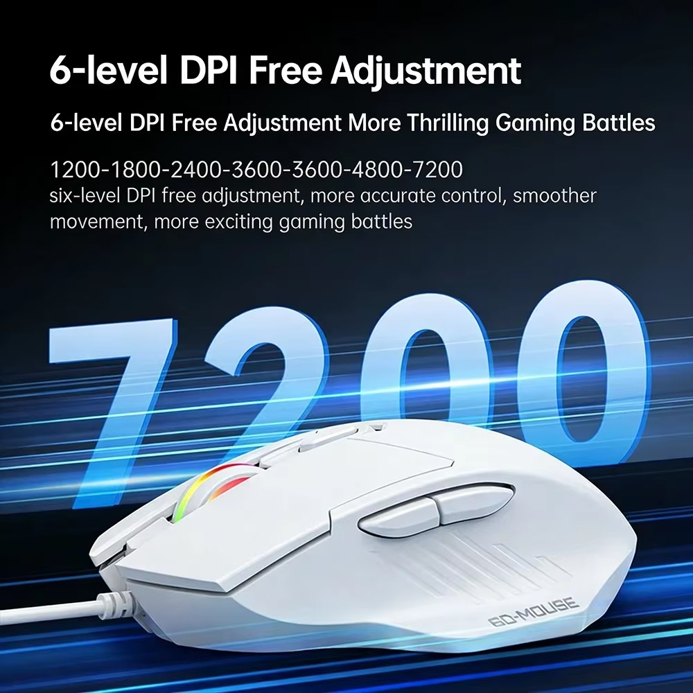 KEBIDUMEI 7200DPI Mouse Berkab - Laptop Electronics Accessories ulasan dan harga