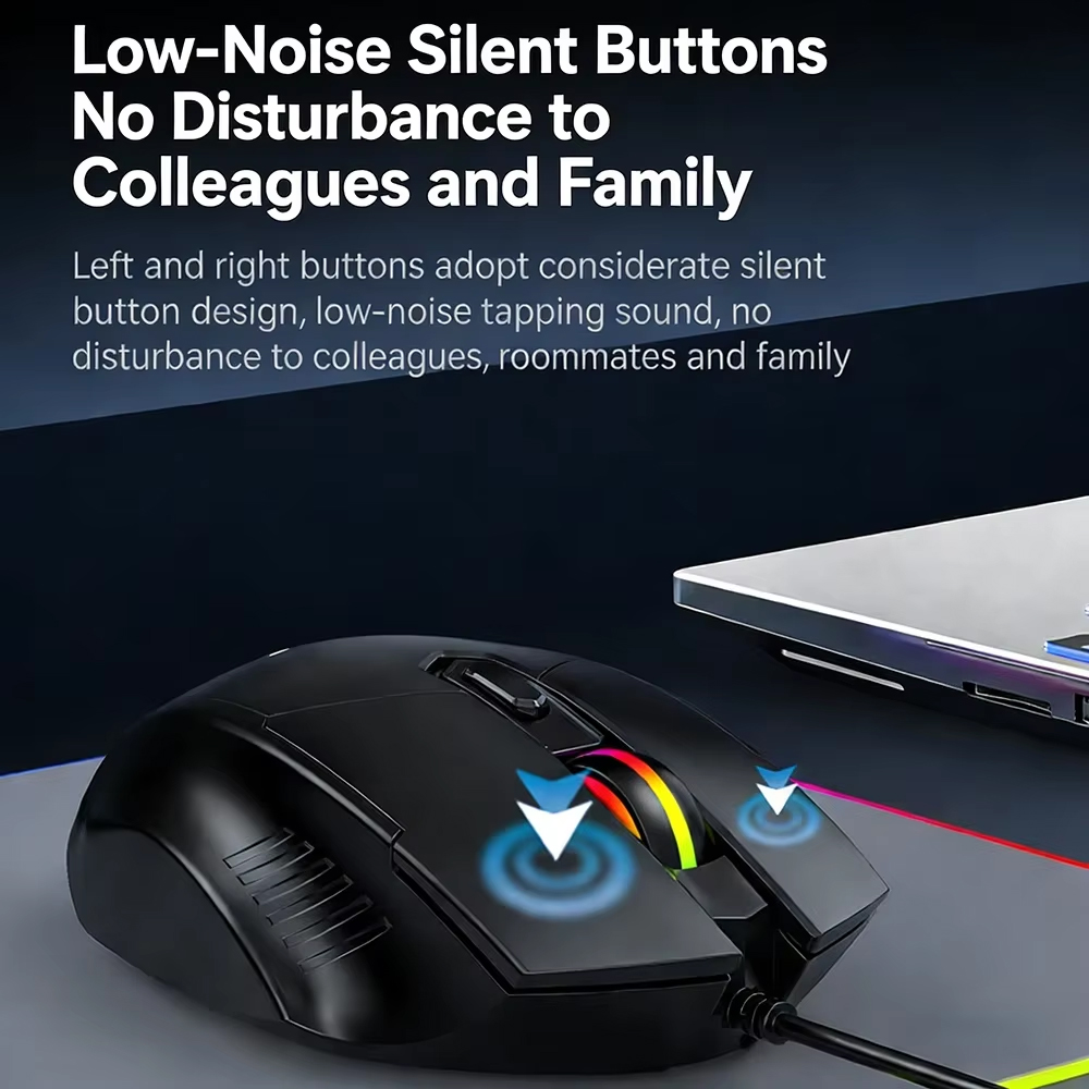 KEBIDUMEI 7200DPI Mouse Berkab - Laptop Electronics Accessories ulasan dan harga