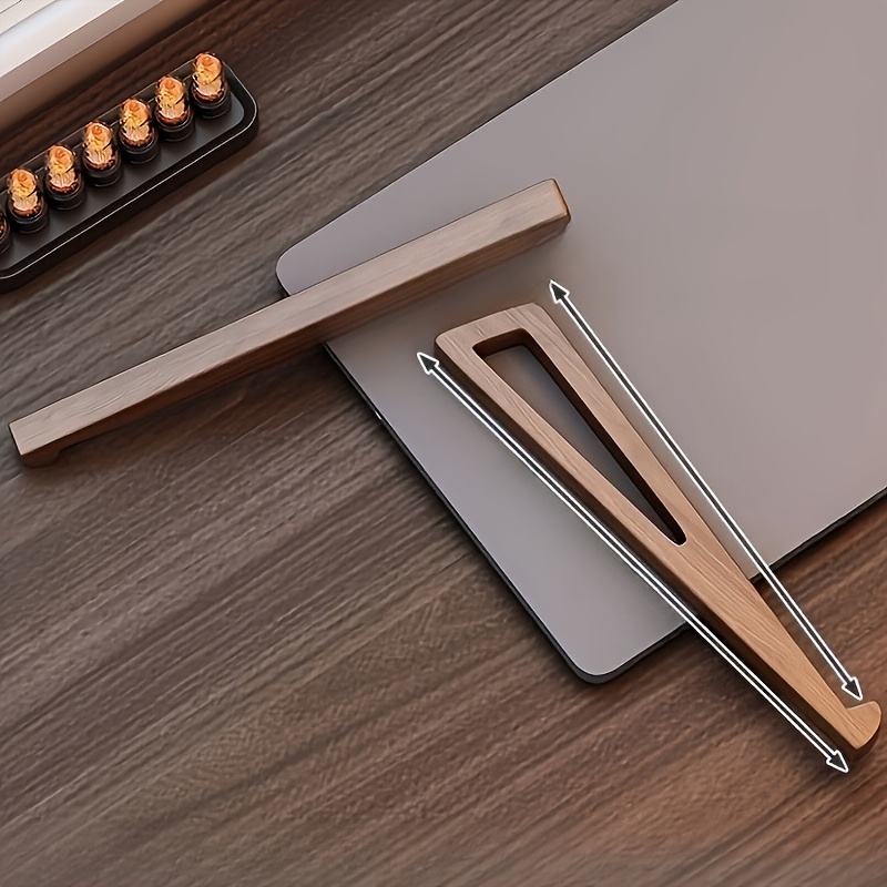 Dudukan Laptop Kayu Lipat Port - Laptop Accessories All In One ulasan dan harga