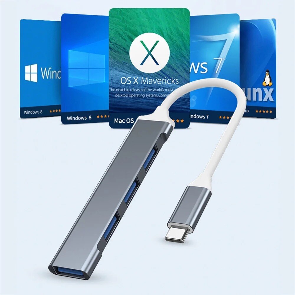 4 Port Multi Splitter USB 3.0  - Laptop Accessories Hub ulasan dan harga
