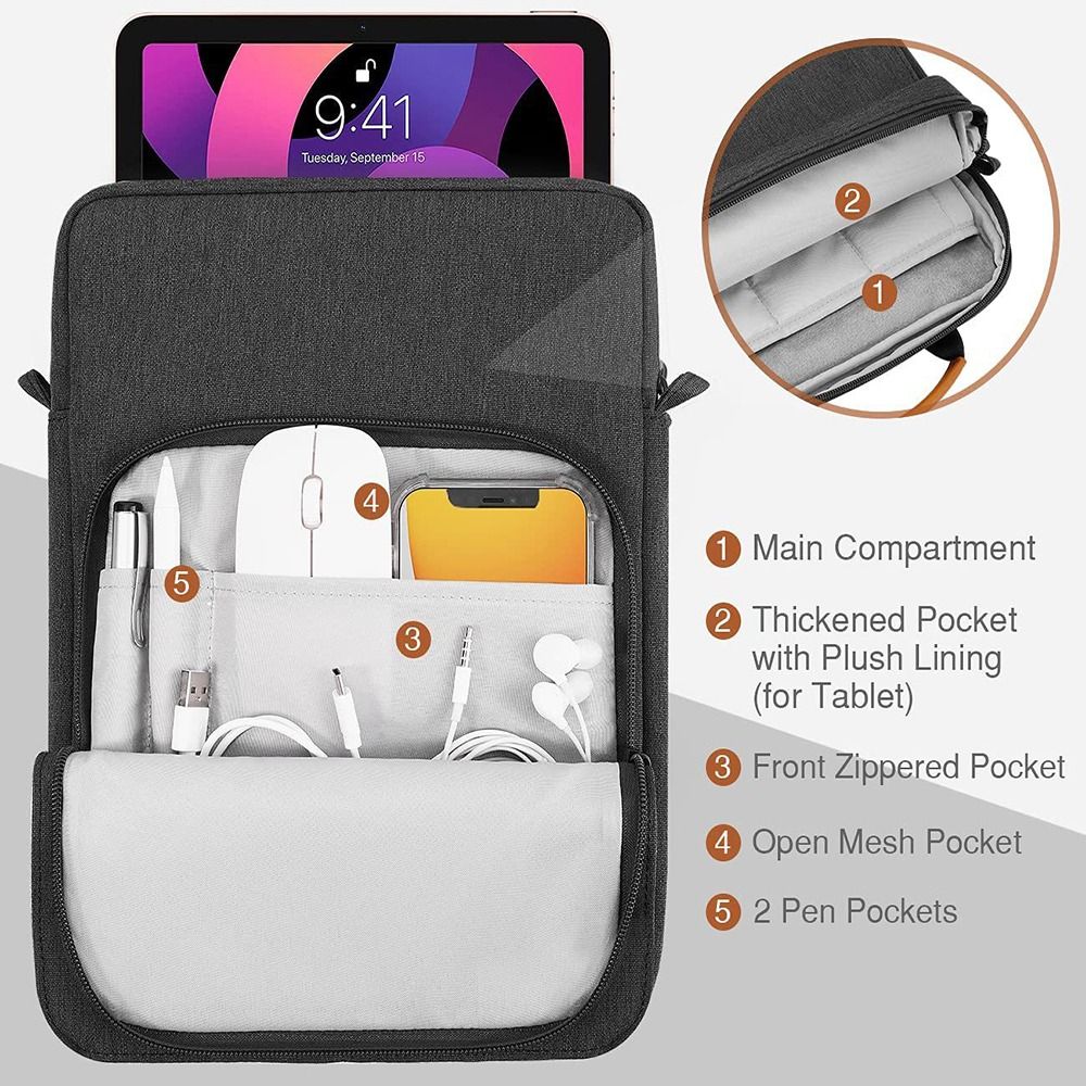 Casing Lengan Tablet 9/11/13.3 - Laptop Accessories Travel Case ulasan dan harga