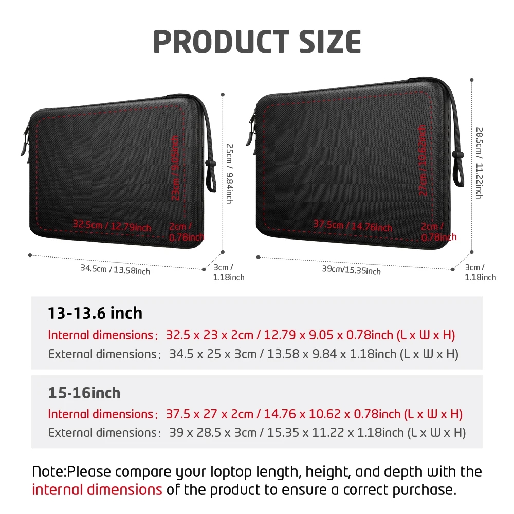 13 13.6 15 16 Tas Laptop untuk - Laptop Accessories Travel Case ulasan dan harga