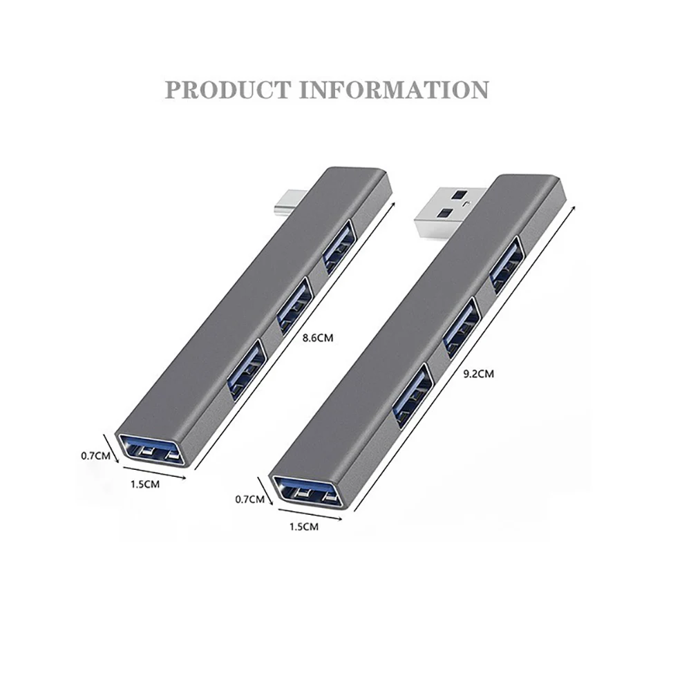 Adaptor OTG Multi USB Splitter - Laptop Accessories Hub ulasan dan harga