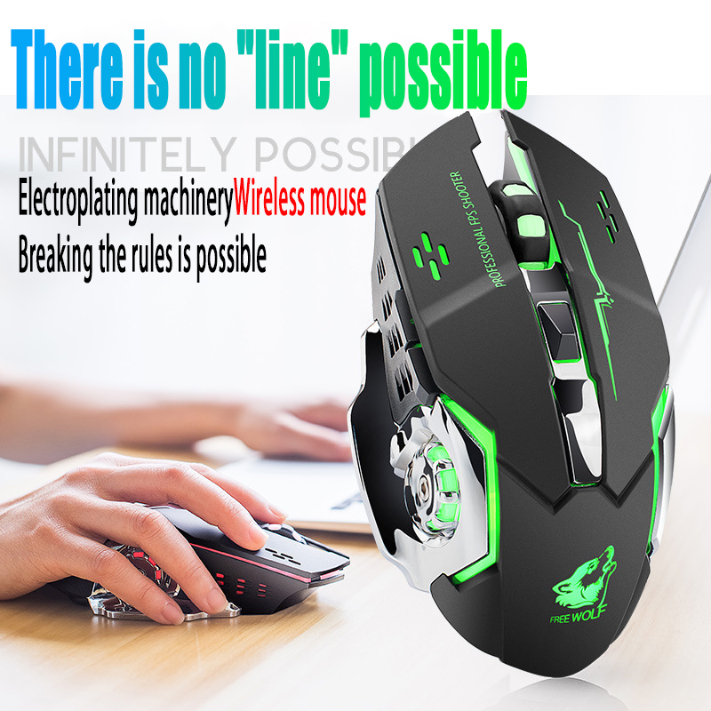 Wolf X8 Mouse Gaming tanpa kab - Laptop Electronics Accessories ulasan dan harga