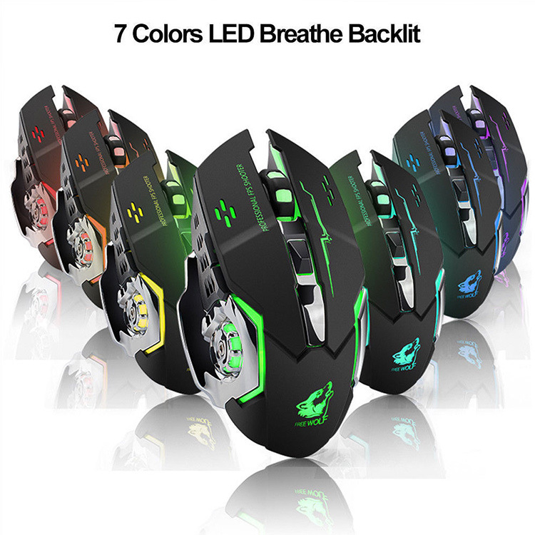 Wolf X8 Mouse Gaming tanpa kab - Laptop Electronics Accessories ulasan dan harga