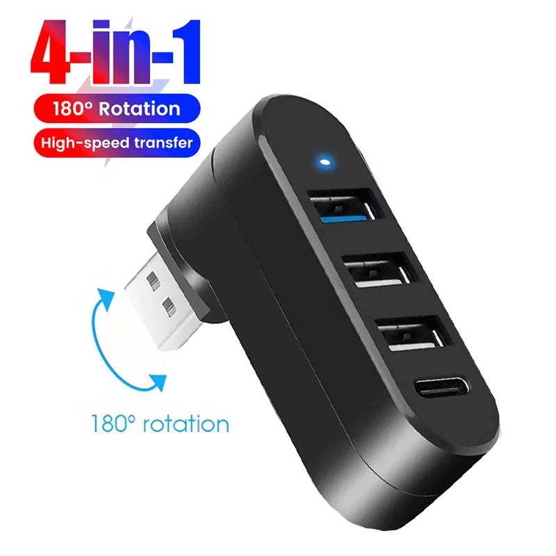 4 Port Multi USB 2.0 HUB Mini  - Laptop Accessories Hub ulasan dan harga