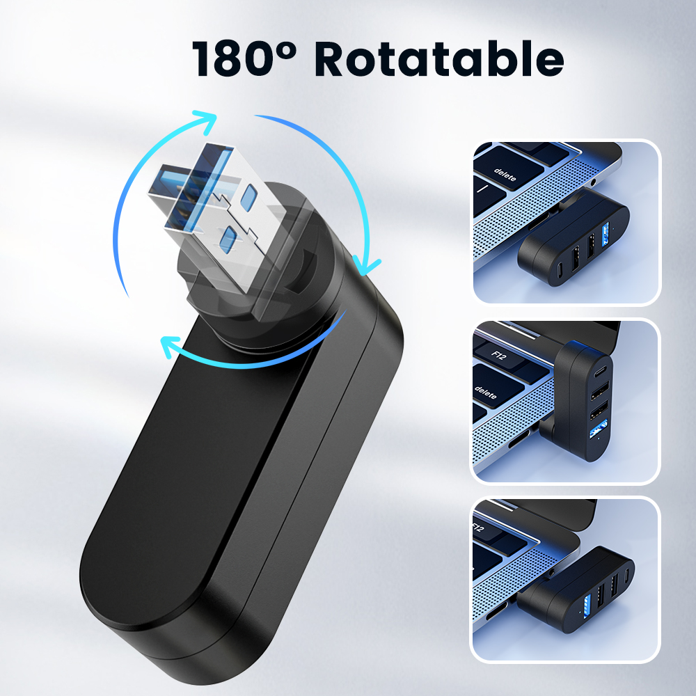 4 Port Multi USB 2.0 HUB Mini  - Laptop Accessories Hub ulasan dan harga