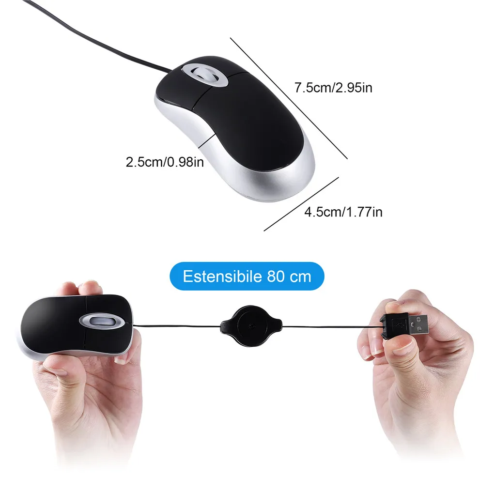 Mouse Optik Mini Portabel Kabe - Laptop Electronics Accessories ulasan dan harga